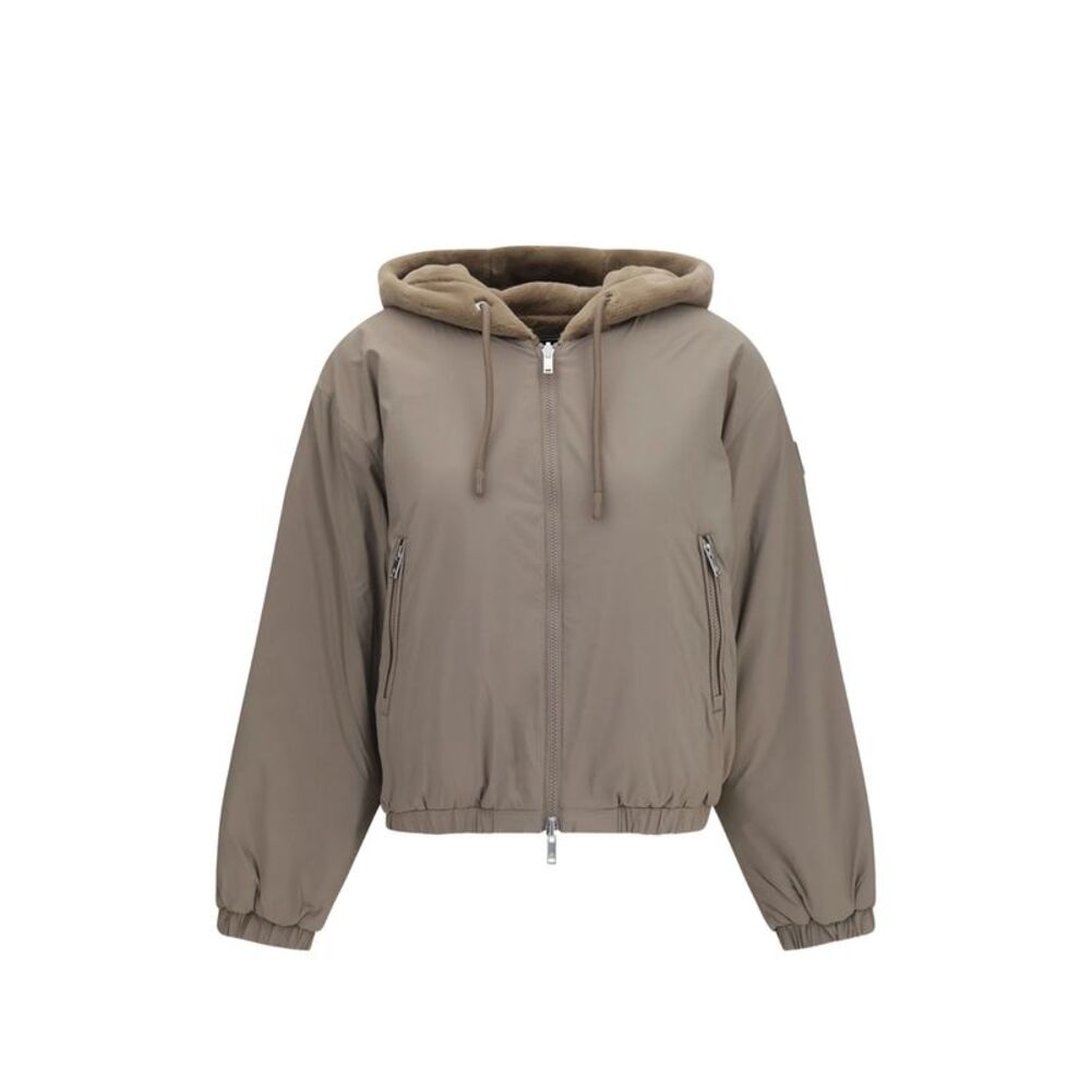 Moose Knuckles Green Jackets - Faux Fur & Shearling Jackets Women